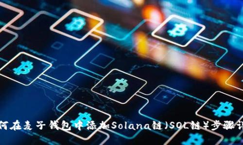 如何在麦子钱包中添加Solana链（SOL链）步骤详解